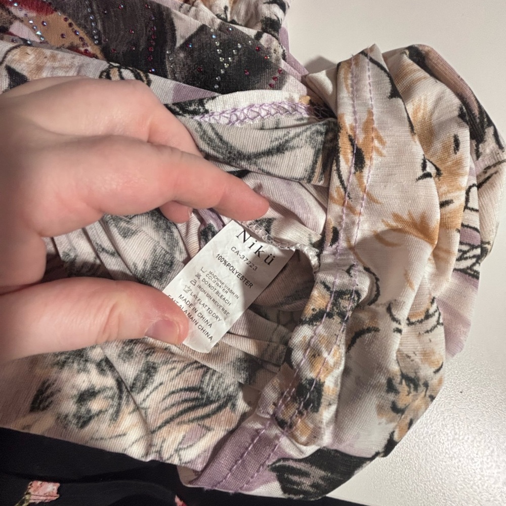 New Sheer Light Butterfly Print Swim Cover-Up - Picture 5 of 5